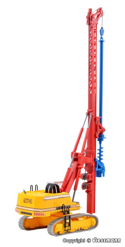 Kibri 11279 LIEBHERR Hydraulikbagger 974 mit Bohrgerät 1:87