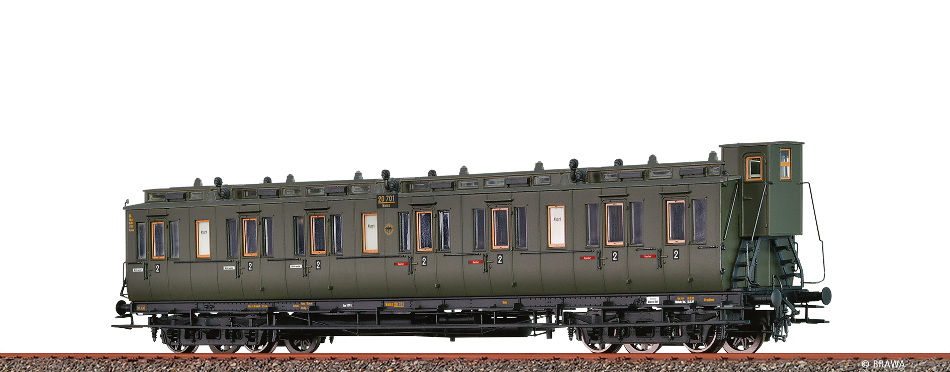 Brawa 45270 H0 Abteilwagen B4 DRG
