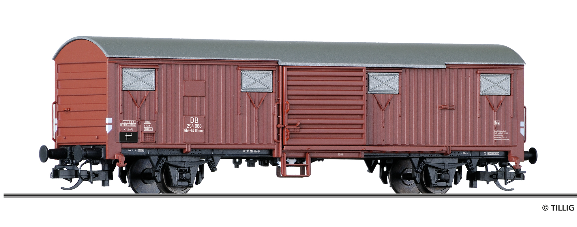Tillig 17181 Gedeckter Güterwagen Glmms 64 der DB