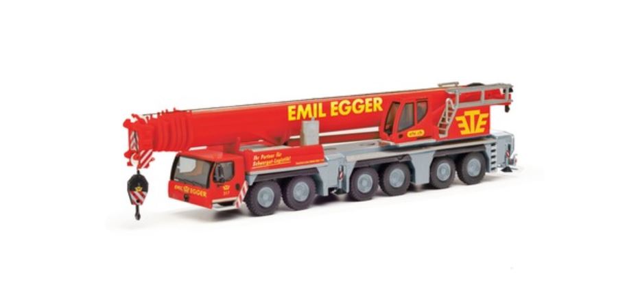 Herpa 317429 Liebherr Mobilkran LTM 1300-6.2 Emil Egger 1:87 Neu