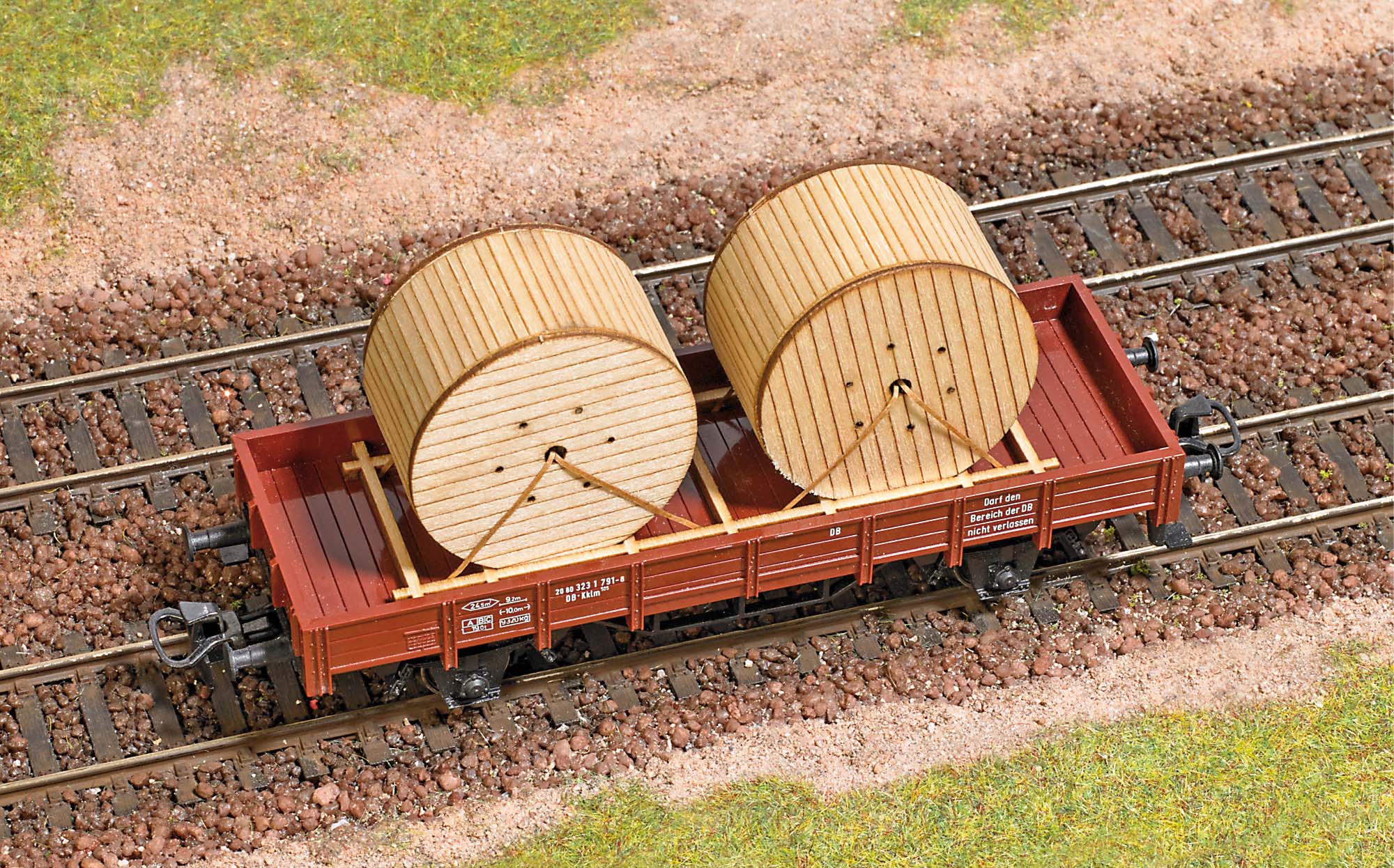 Busch 1688 Ladegut Holzkabeltrommeln 1:87 Spur H0 Neu OVP