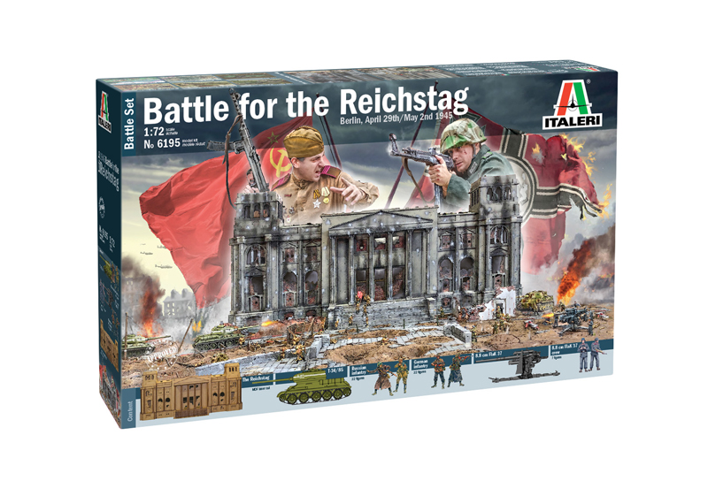 Italeri 6195 Battle for the Reichstag 1945 - BATTLE SET 1:72 NEU