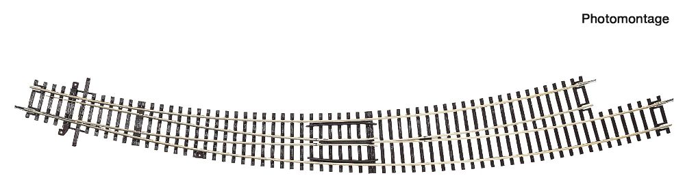 Roco 42478 Bogenweiche links BWl9/10 ohne Antrieb 1:87 Spur H0