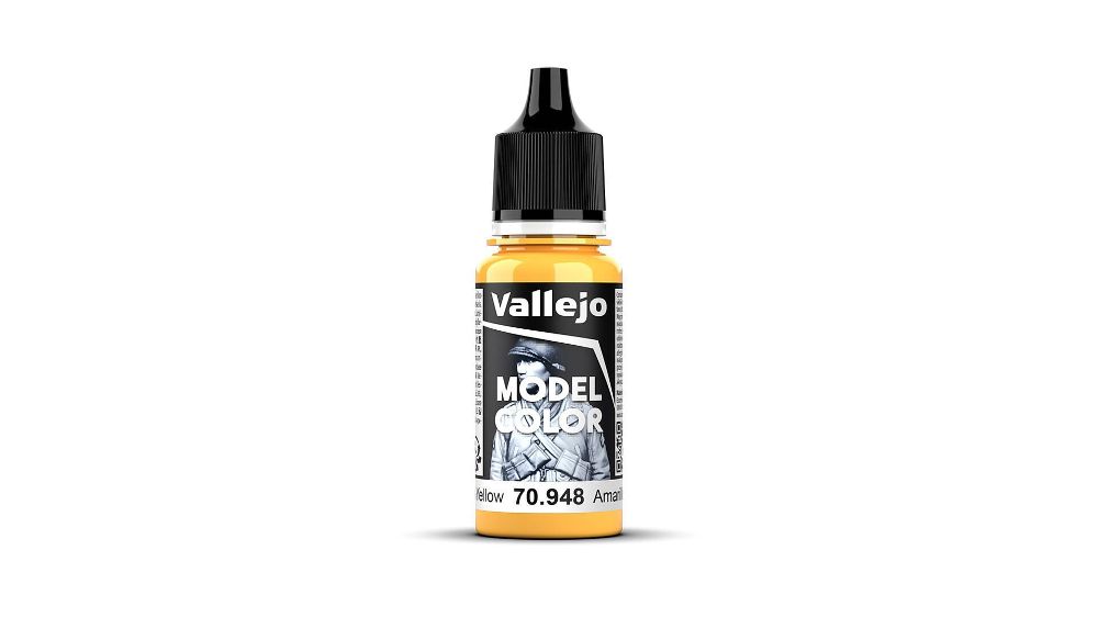 Vallejo 70948 Safrangelb, matt, 18 ml Model Color NEU