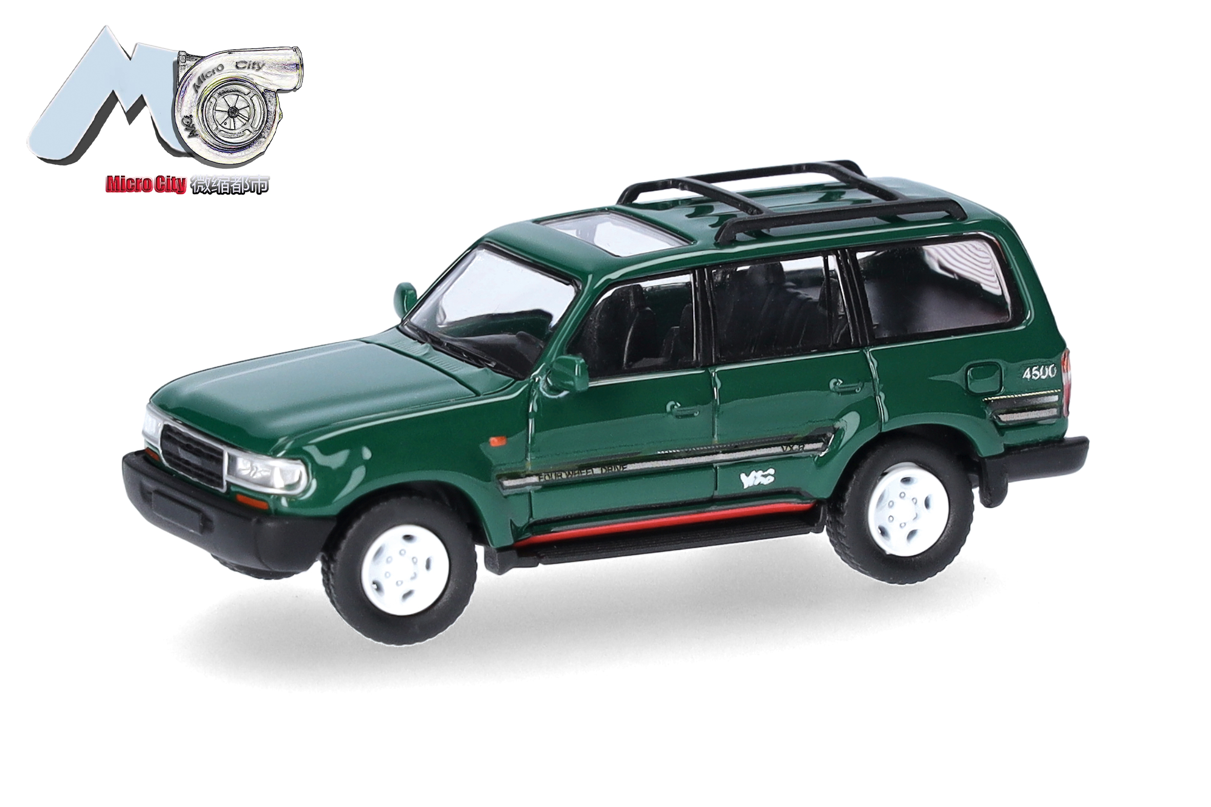 Herpa 87MC000125 Toyota Landcruiser 80, grün