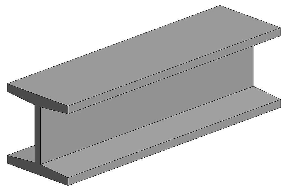 evergreen 284 H-Profil, 350x3,2x2,9 mm - 1/8, 3 Stück