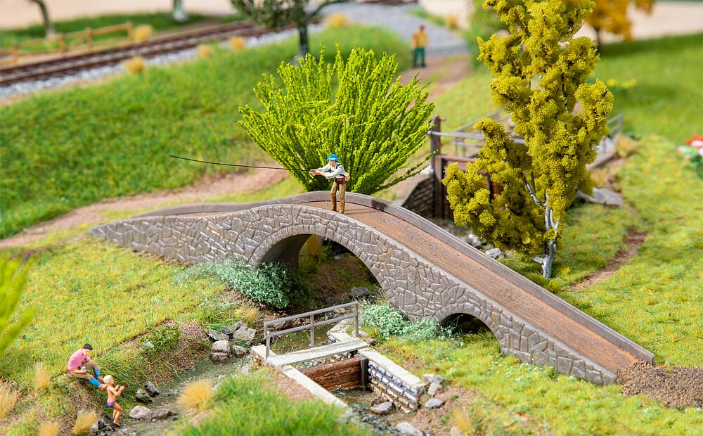 Faller 120526 2 Fußgängerbrücken - 1:87 Spur H0 - Bausatz - Neu - OVP