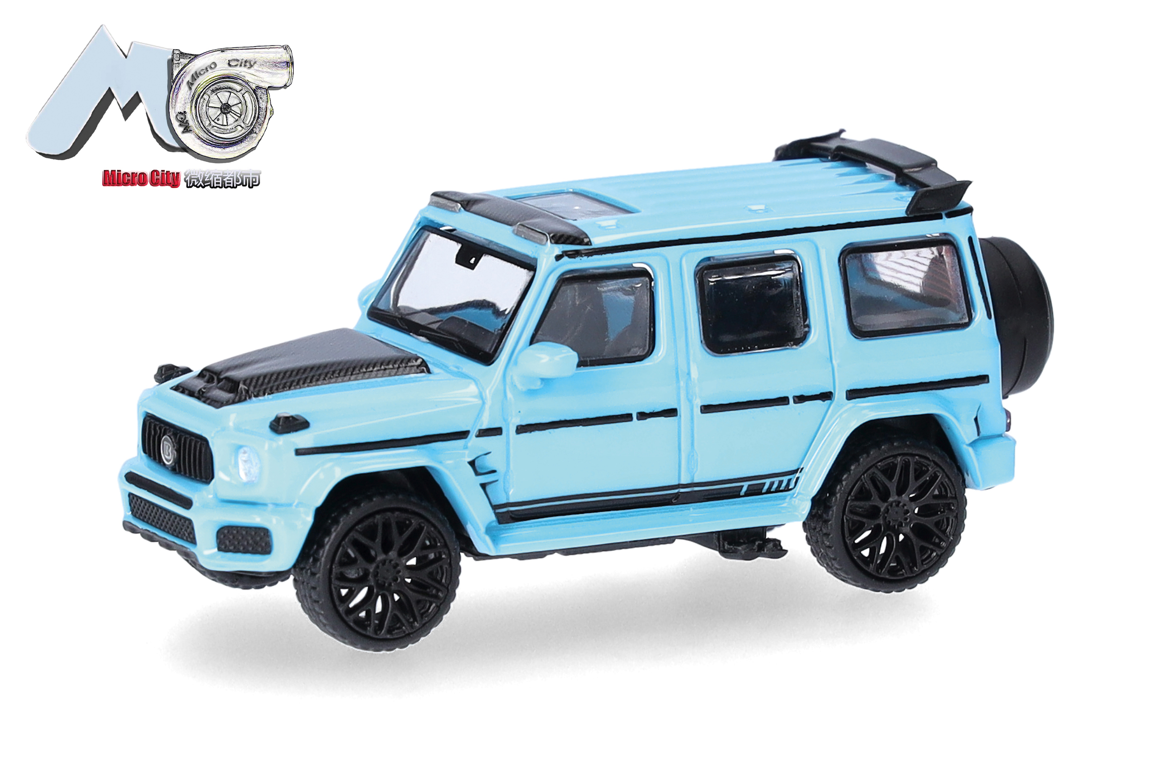 Herpa 87MC000162 Mercedes-Benz G800 Brabus blau