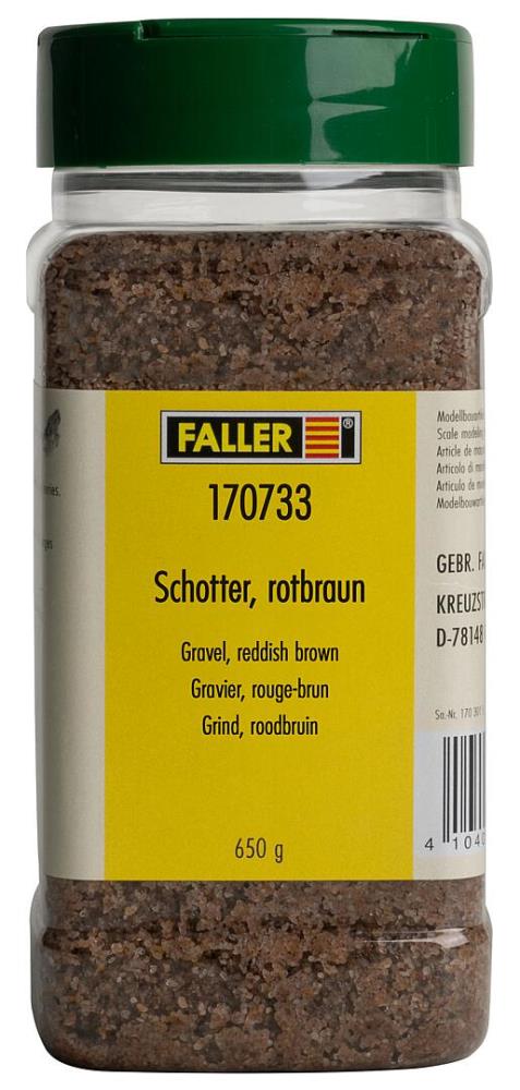 Faller 170733 Schotter rotbraun 650 g 1:87 Spur H0 Neu OVP