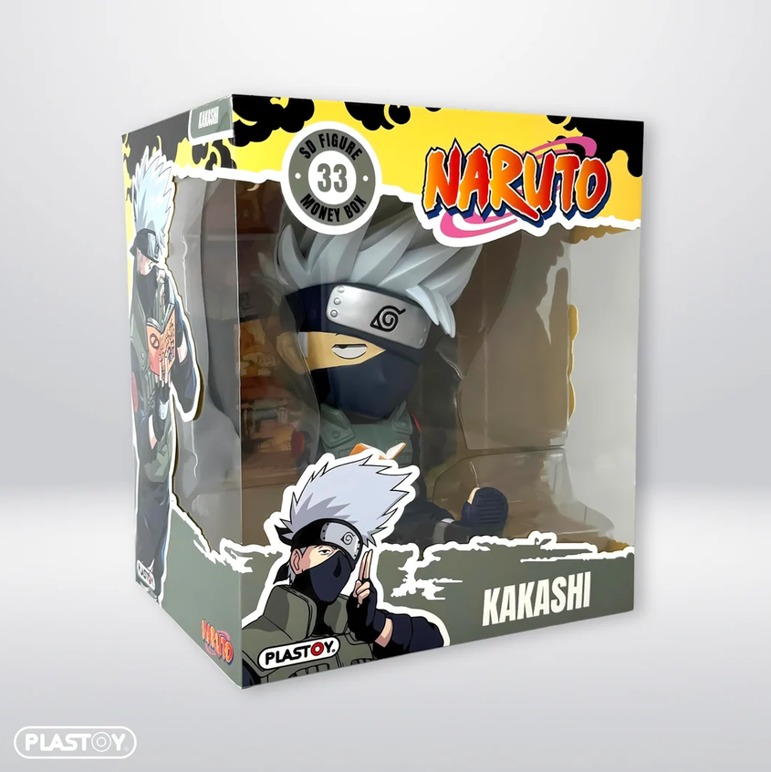 Plastoy 080212 Naruto Kakashi Hatake 15 cm NEU OVP Spardose