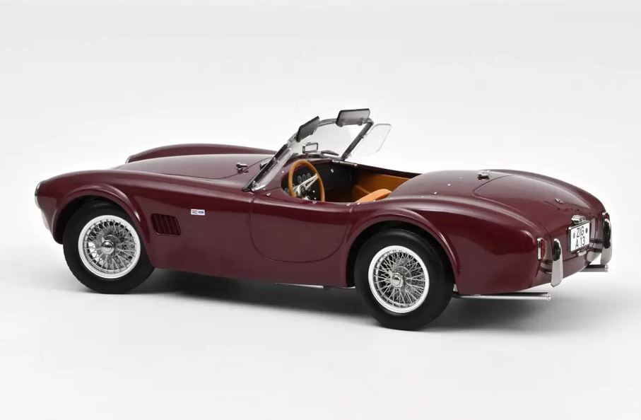 Norev 182758 AC Cobra 289 1963 Dunkel Rot 1:18 Standmodell Neu