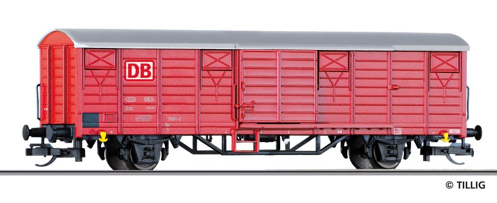 Tillig 502808 Gedeckter Güterwagen Gbs DB AG 1:120 Spur TT NEU