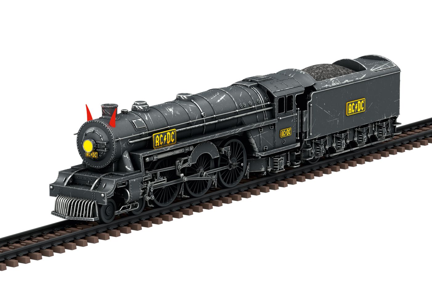 Trix 25492 Schlepptender-Dampflok "Black Ice" AC/DC 1:87 Spur H0