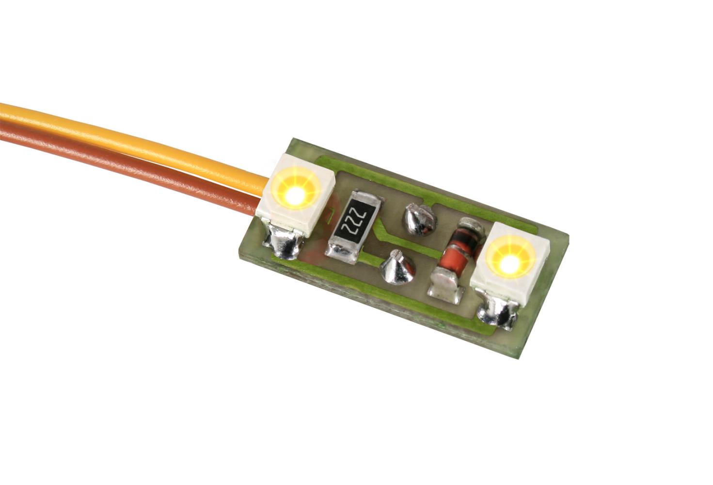 Viessmann 6021 Hausbeleuchtung 2 LEDs warmweiß 3 Stück Neu OVP