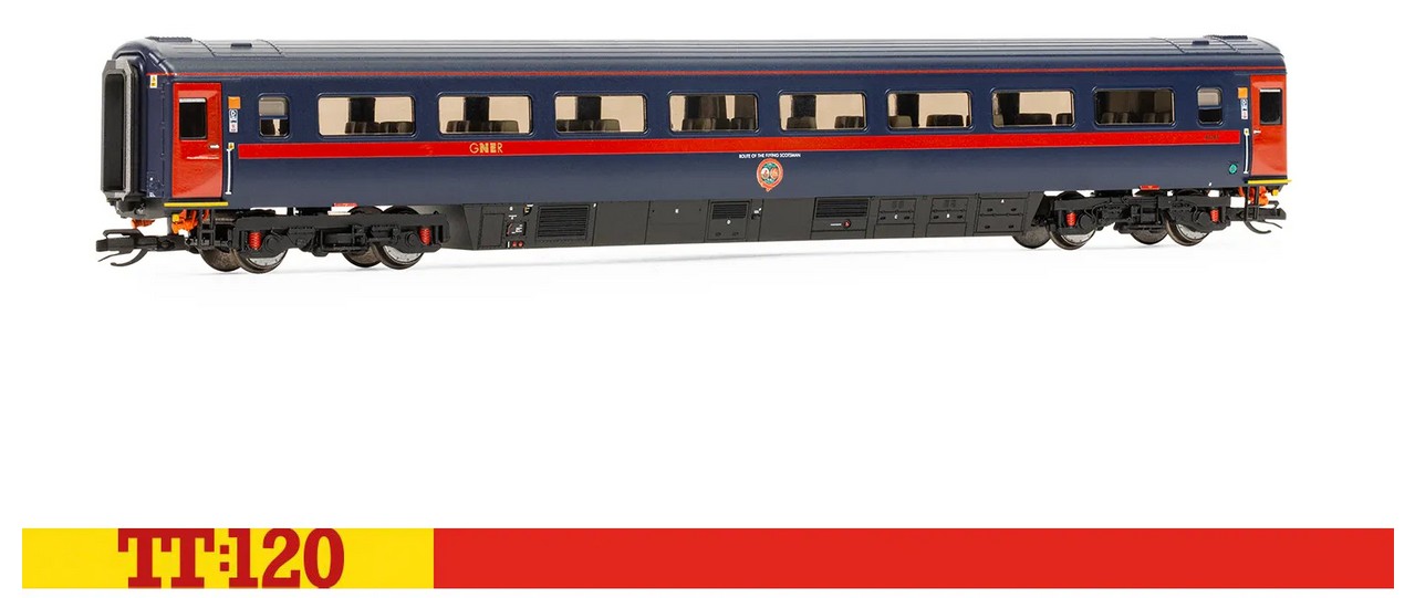 Hornby TT4043A GNER HST Mk3 '42243' Trailer Standard Coach Spur TT
