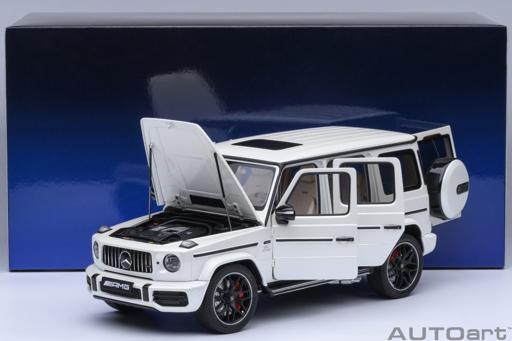 AUTOart 76356 Mercedes-AMG G63 2019 (designo brilliant white) 1:18