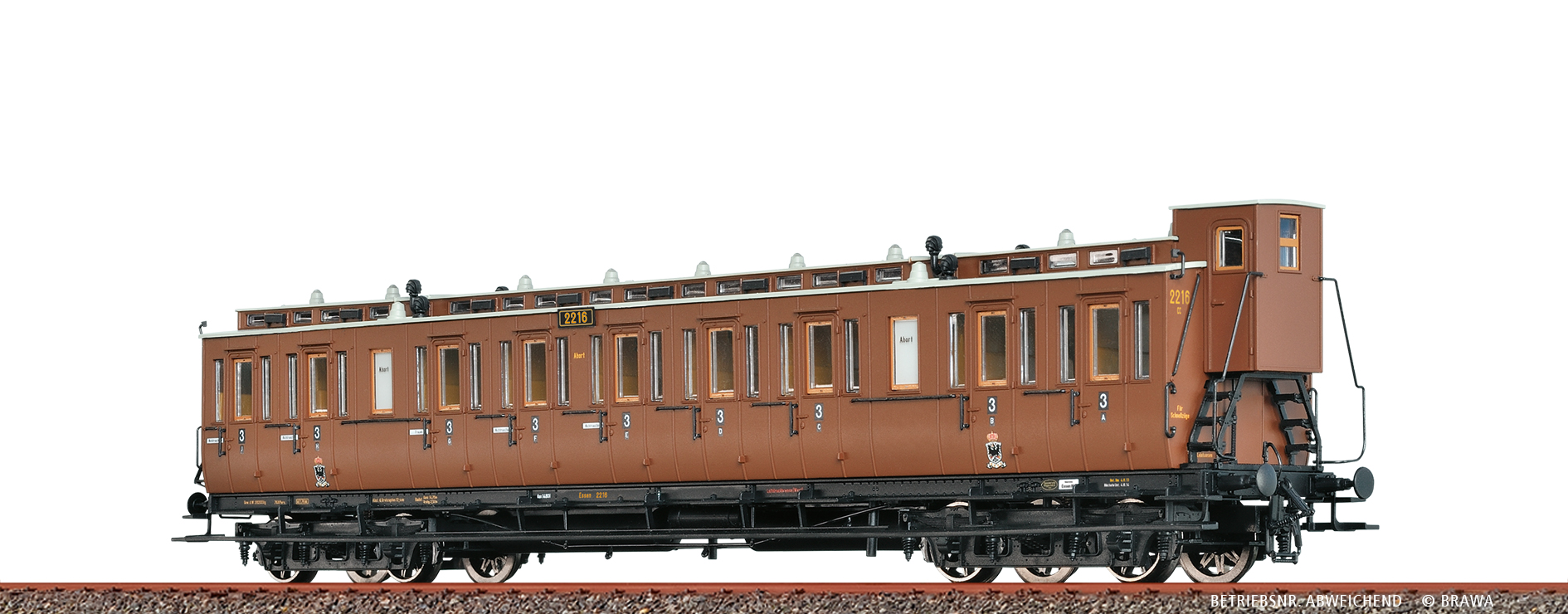 Brawa 45269 H0 Abteilwagen C4 K.P.E.V.