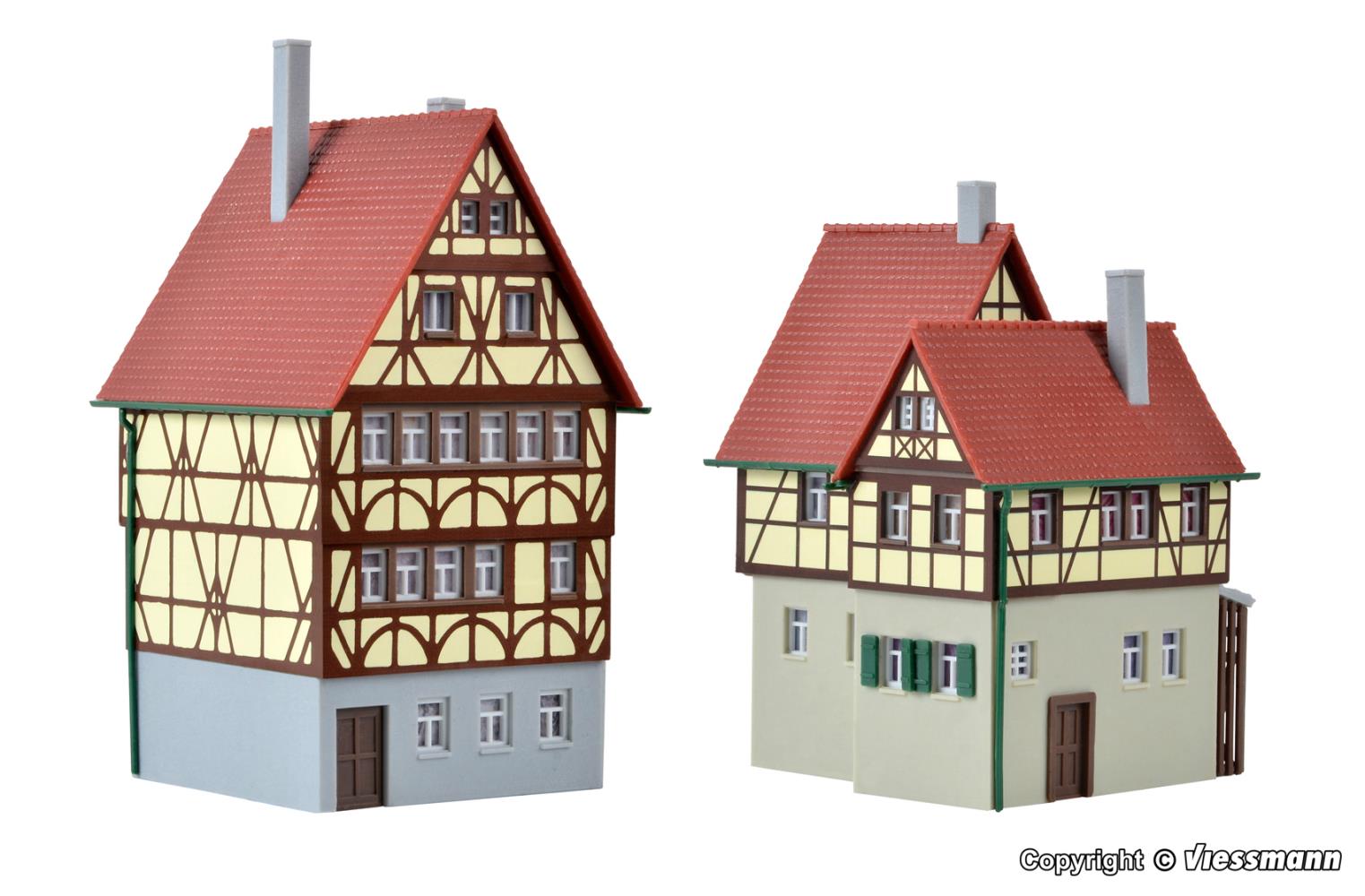 Kibri 37100 Fachwerkhaus und Torhaus 1:160 Spur N Bausatz Neu