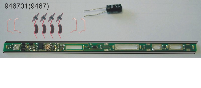 Fleischmann 946701 LED-Innenbeleuchtung Ersatz für 9467