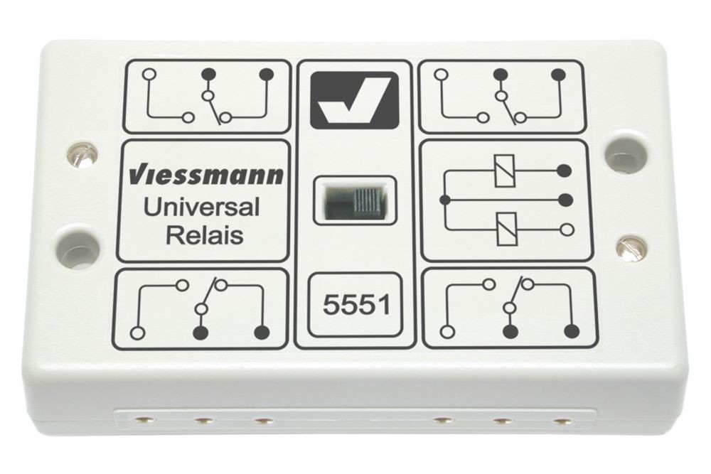 Viessmann 5551 Universal-Relais 1 x 4UM
