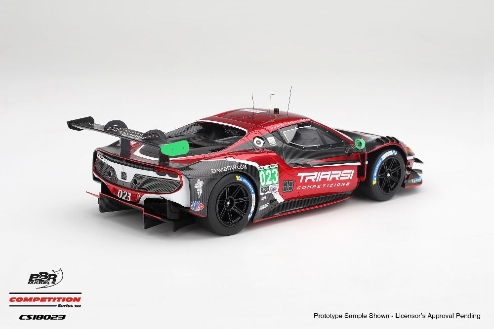 BBR CS18023 1:18 FERRARI 296 GT3 #23 TRIARSI COMPETIZIONE IMSA PETIT