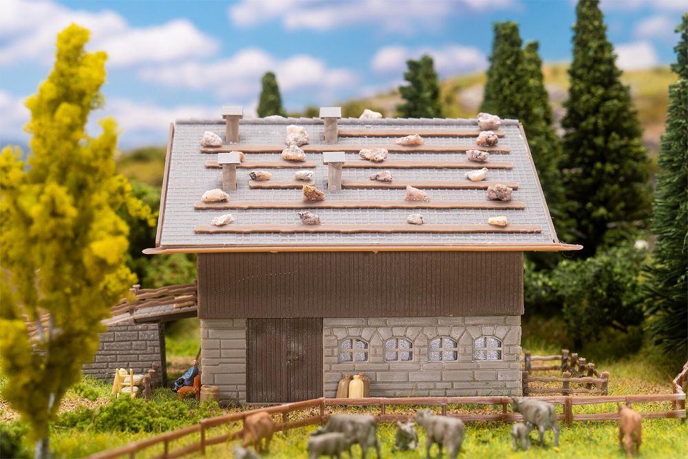 Faller 232129 Scheune mit Hocheinfahrt 1:160 Spur N Bausatz NEU