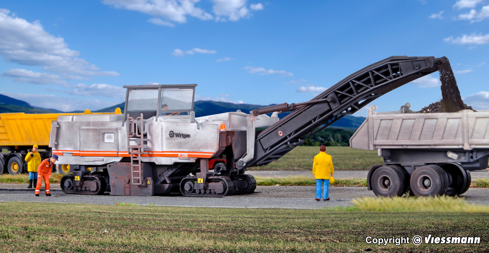Kibri 11653 H0 WIRTGEN Straßenfräse 1:87 Bausatz Neu OVP