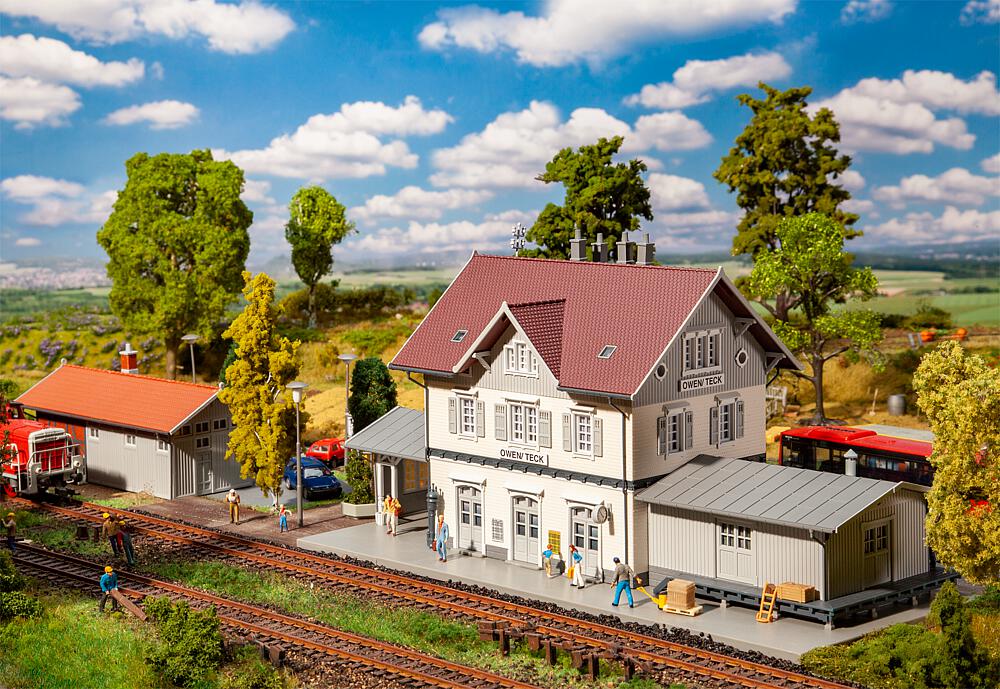 Faller 110145 Bahnhof Owen 1:87 Spur H0 Bausatz Neu OVP