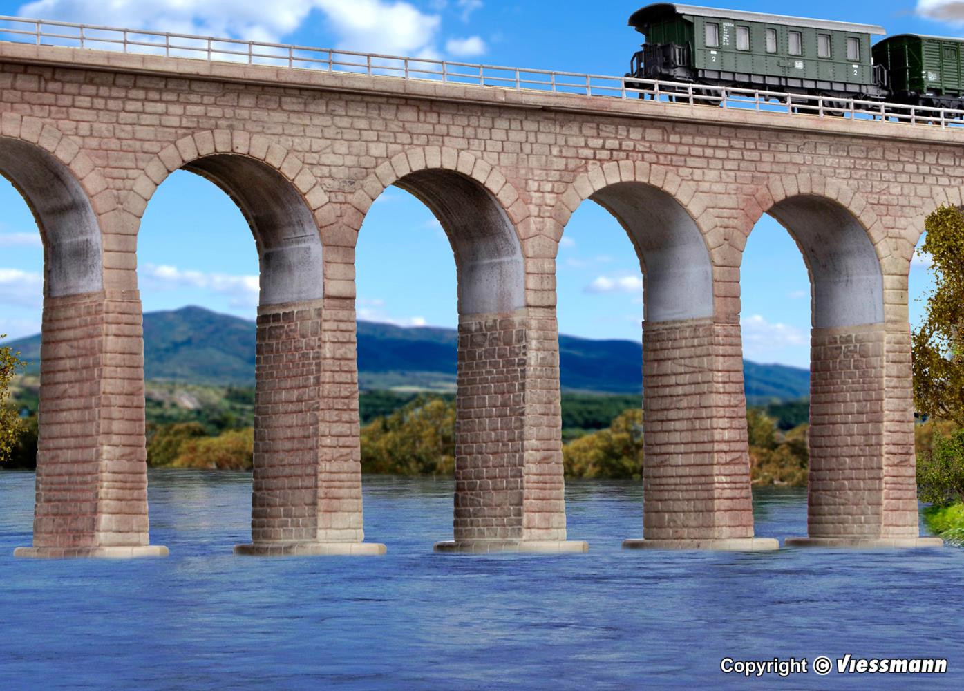 Kibri 37675 Viaduktpfeiler mit Eisbrecherfundamenten Spur N/Z
