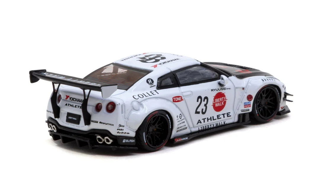 Tarmac Works T64-090-WH LB-WORKS NISSAN GT-R R35 type 2 White 1:64 NEU