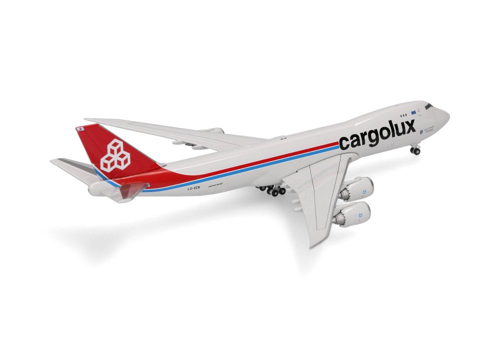 Herpa 539234 Cargolux Boeing 747-8F LX-VCN "Spirit of Schengen" 1:500
