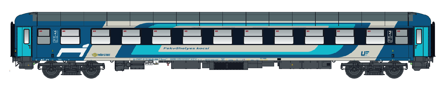 LS Models 98006N Liegewagen Bvcmbz 248.5 MAV, Ep.VI Spur N