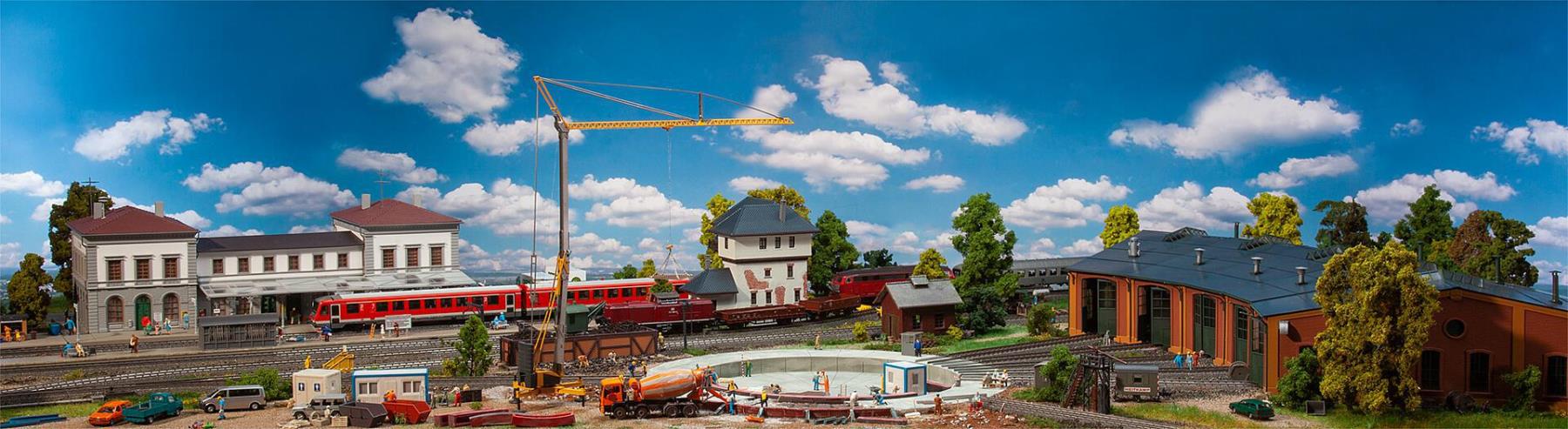 Faller 120281 Ringlokschuppen mit 12°-Teilung 1:87 Spur H0 Bausatz