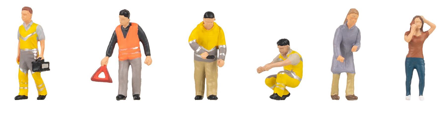Faller 151712 Pannenhelfer ADAC 1:87 Spur H0 Neu OVP Figuren