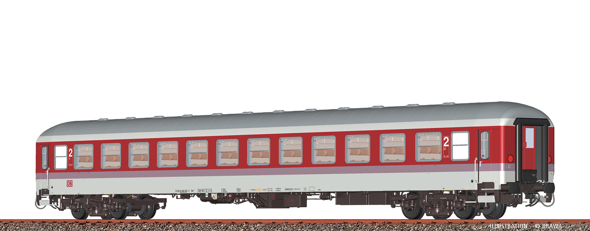 Brawa 58275 H0 Schnellzugwagen Bm235 DB