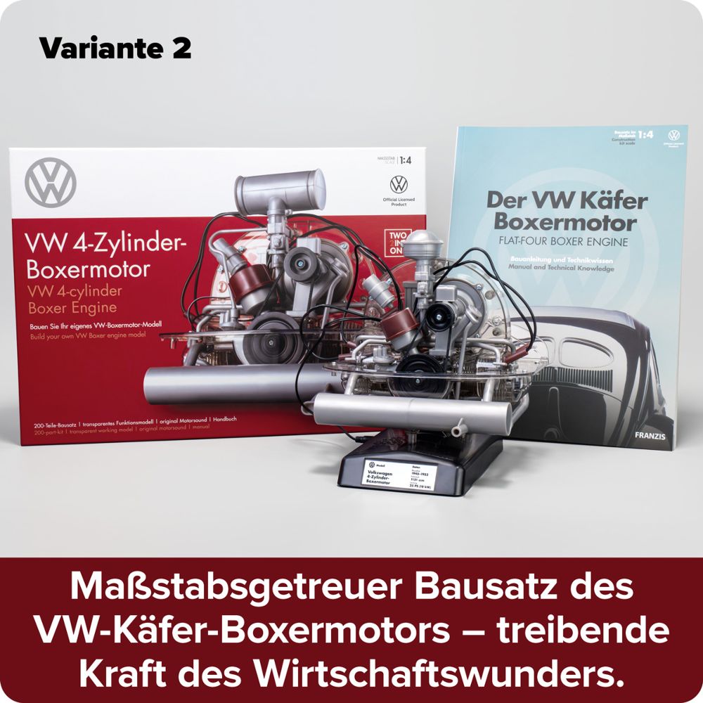Franzis 67308 VW 4-Zylinder-Boxermotor 1:4