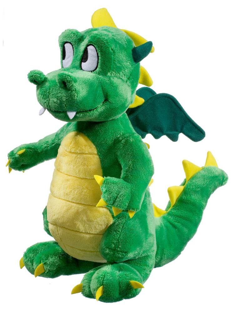 Heunec 378070 Drache stehend grün 20 cm Plüsch/Stoff/Kuscheltier