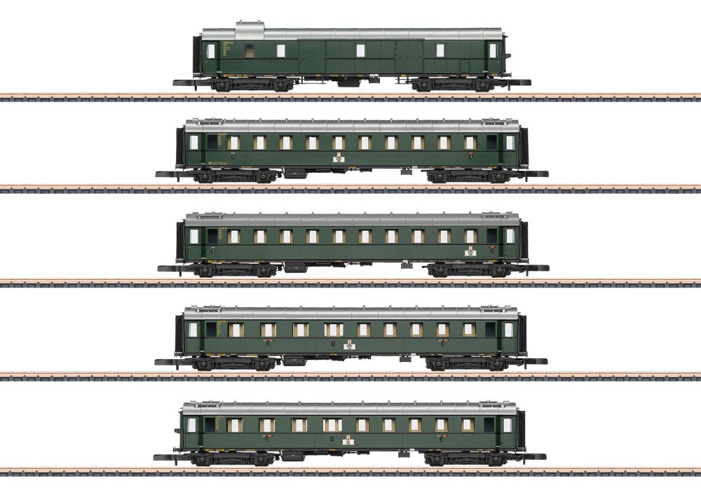 Märklin 87620 Schnellzugwgn-Set Verwendungsgruppe 29 (DB) Spur Z