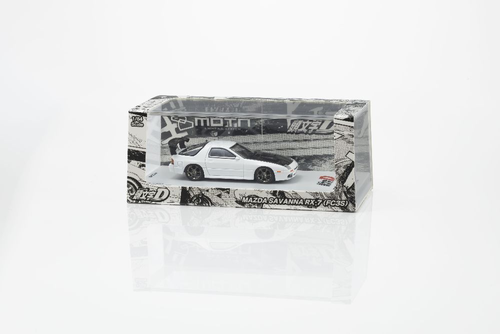 Kyosho 07133LC 1:64 MAZDA SAVANNA RX-7 (FC) INITIAL D WITH LED 1995