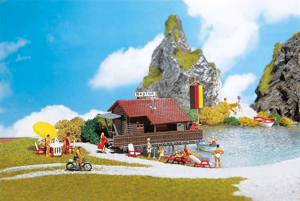 Faller 130284 Bootshaus 1:87 Spur H0 Bausatz Neu OVP