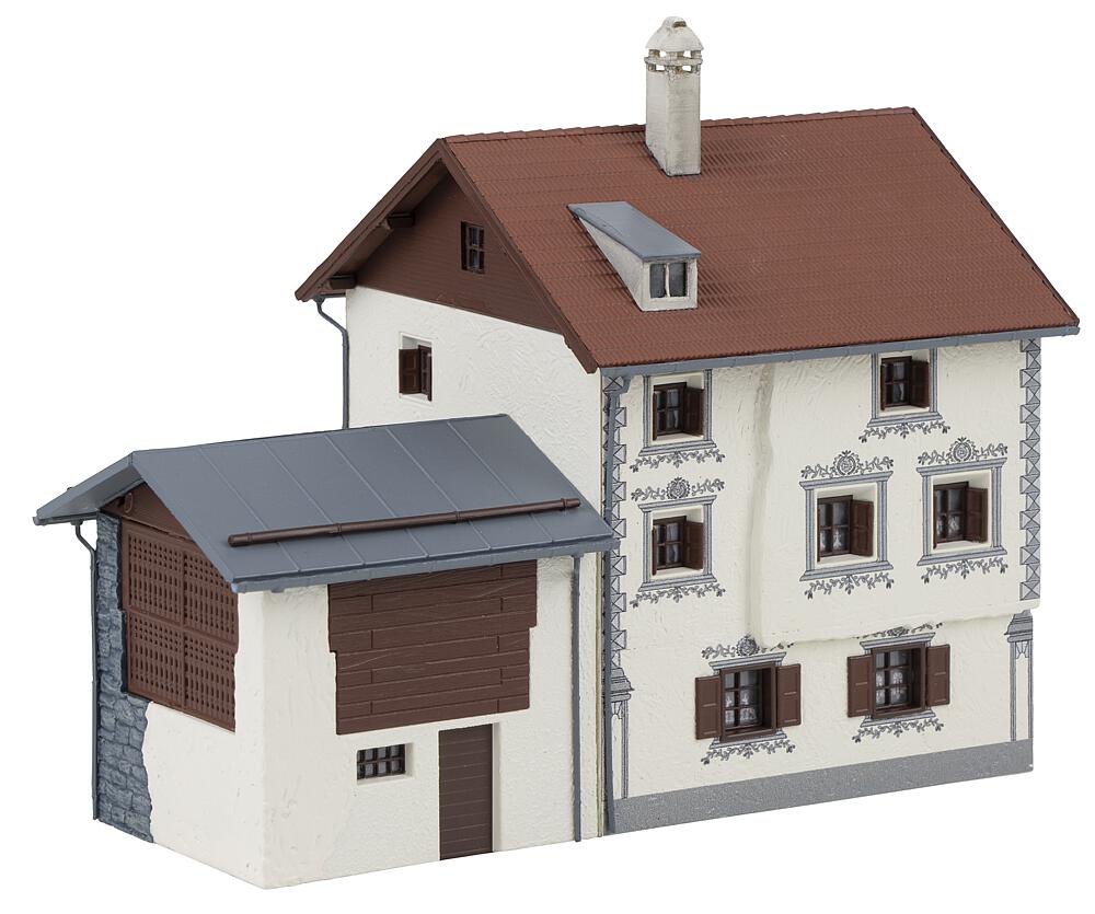 Faller 130632 Bündnerhaus Bergün 1:87 Spur H0 Bausatz Neu OVP