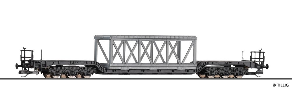 Tillig 95016 Tiefladewagen Uaaik 761 der DB Spur TT