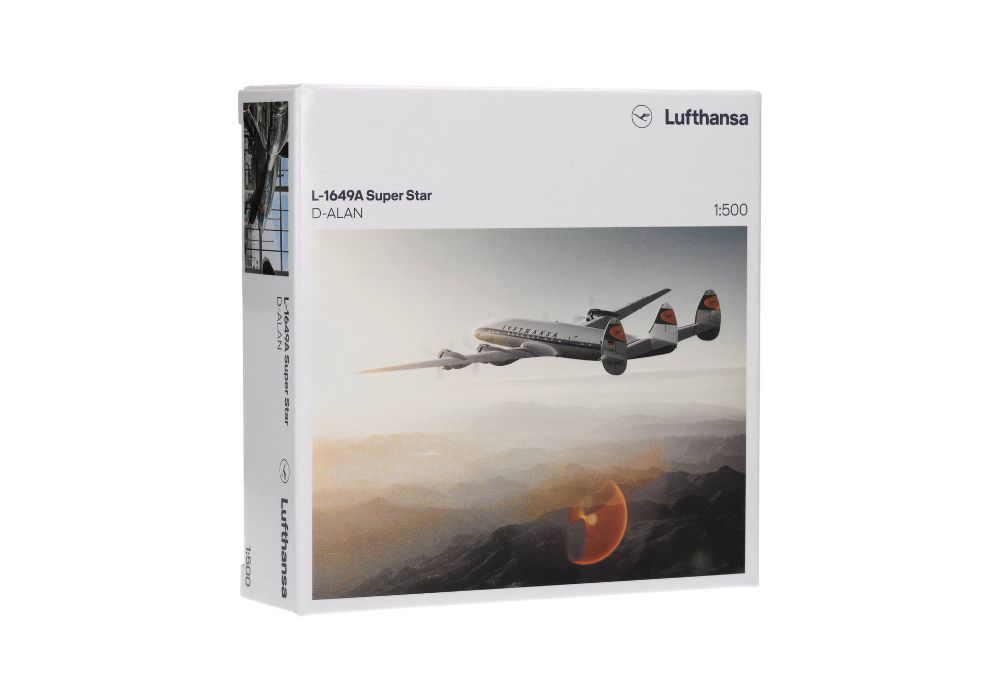 Herpa 539357 Lufthansa Lockheed L-1649A Super Star D-ALAN 1:500