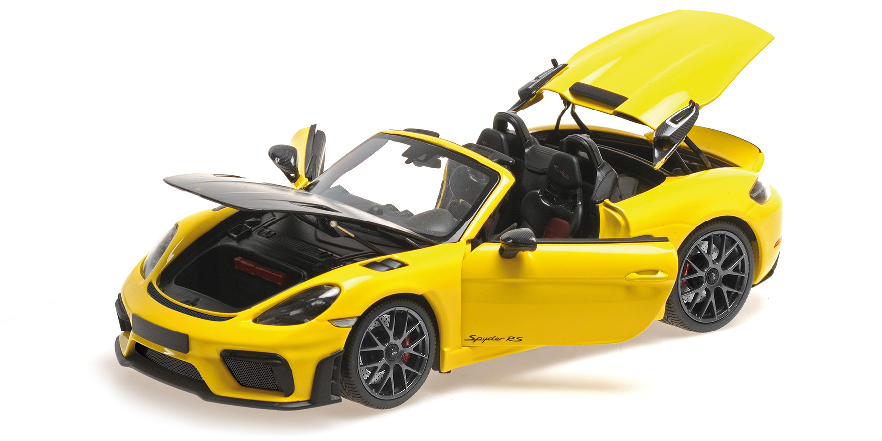 Minichamps 110063132 PORSCHE SPYDER RS 2024 YELLOW 1:18 Standmodell