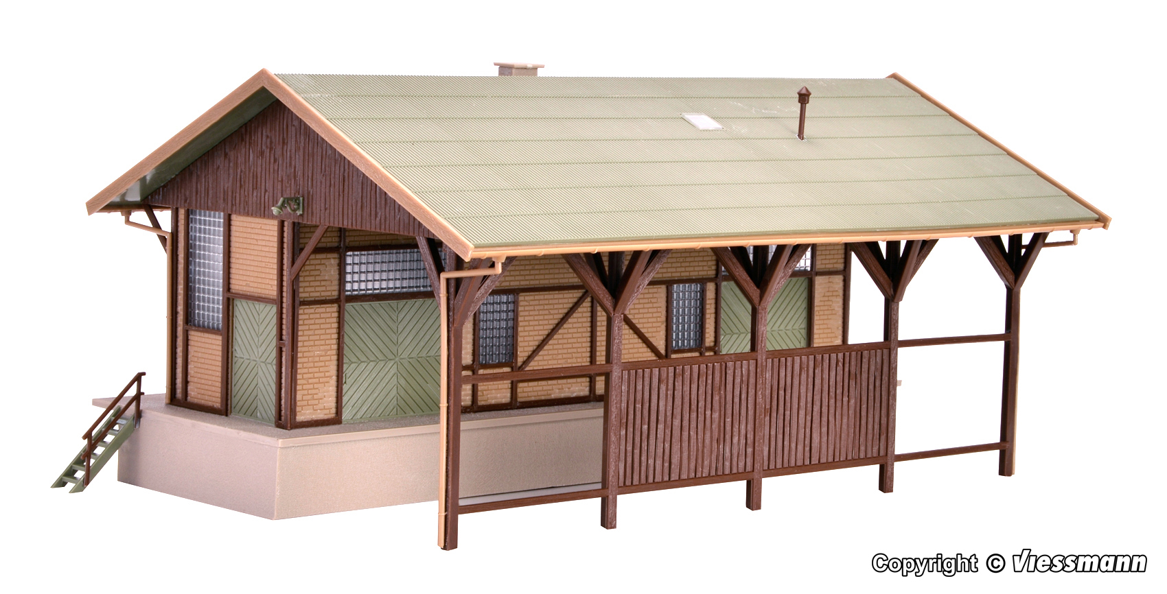 Vollmer 45700 Güterschuppen 1:87 Spur H0 Bausatz Neu OVP