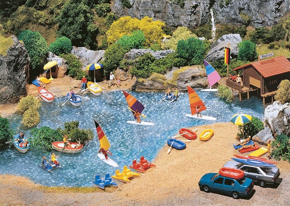Faller 130283 Boote und Surfbretter 1:87 Spur H0 Bausatz Neu OVP