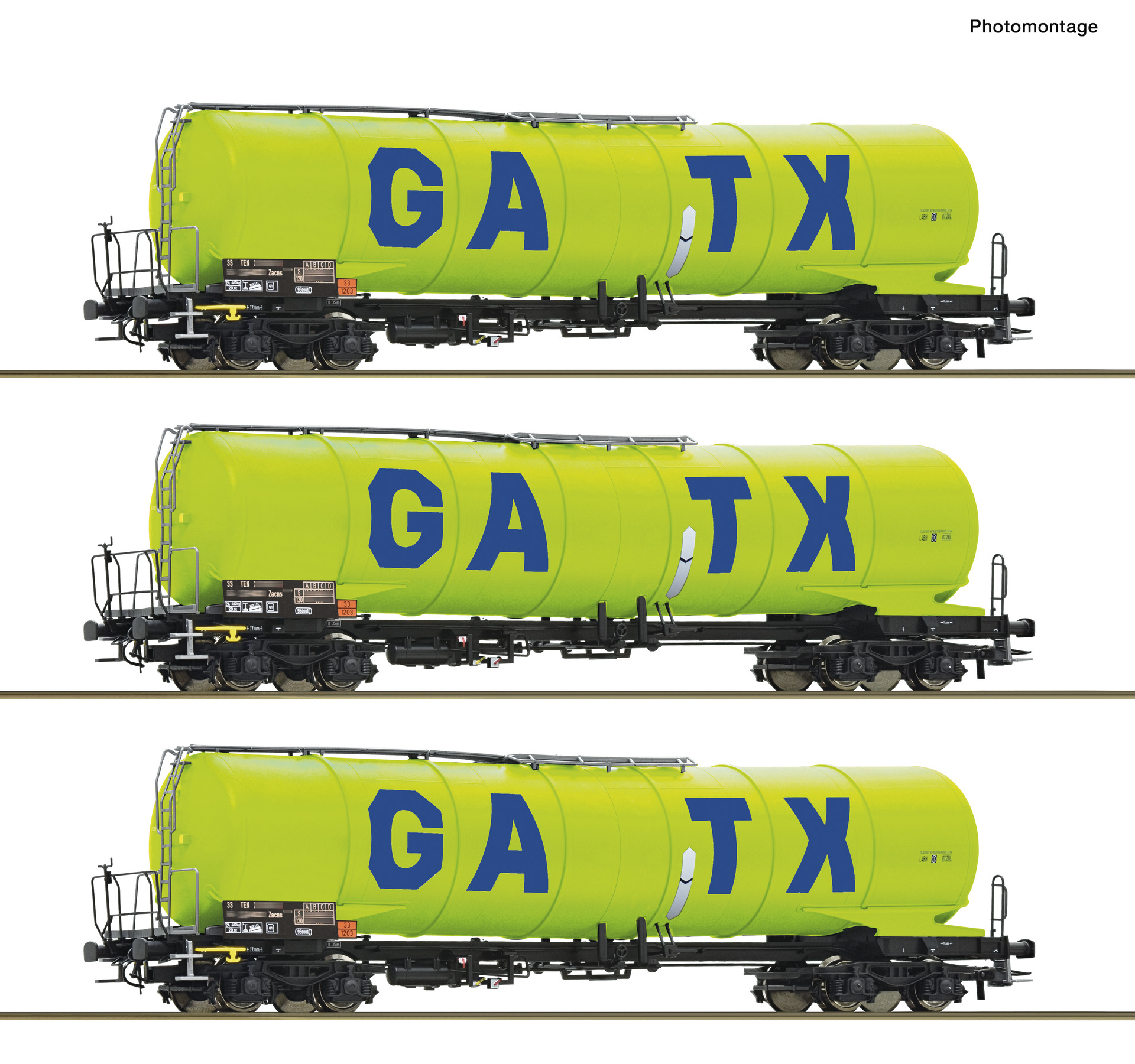 Roco 6600277 3-tlg. Set: Kesselwagen