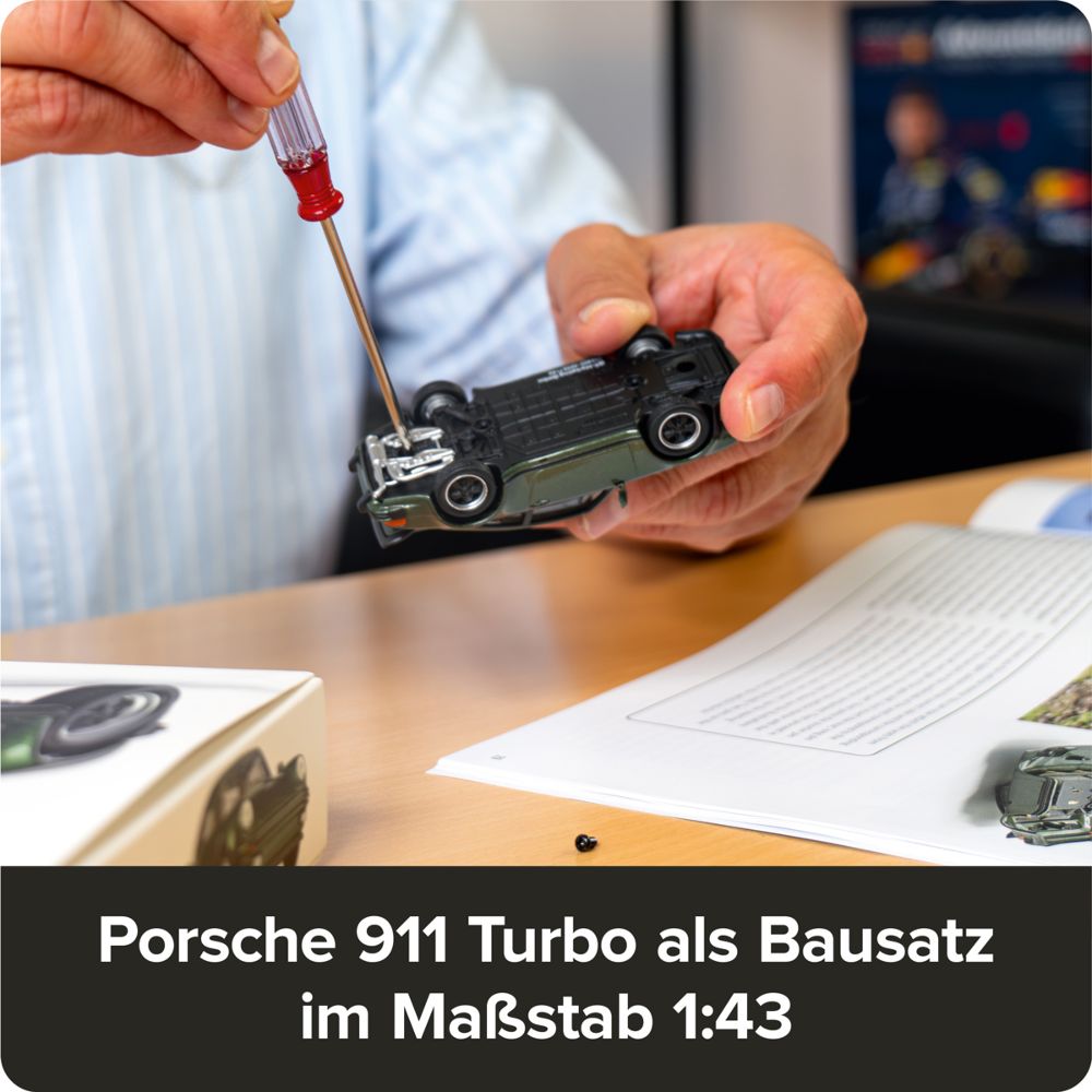 Franzis 67233 Porsche 911 Turbo Oakgrünmetallic Adventskalender 1:43