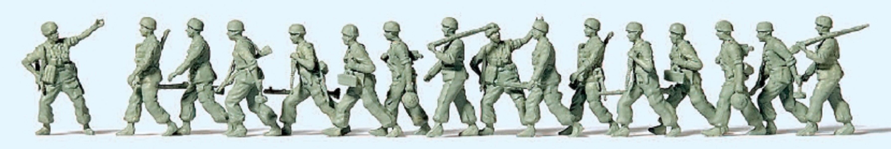 Preiser 16625 Fallschirmjäger im Marsch