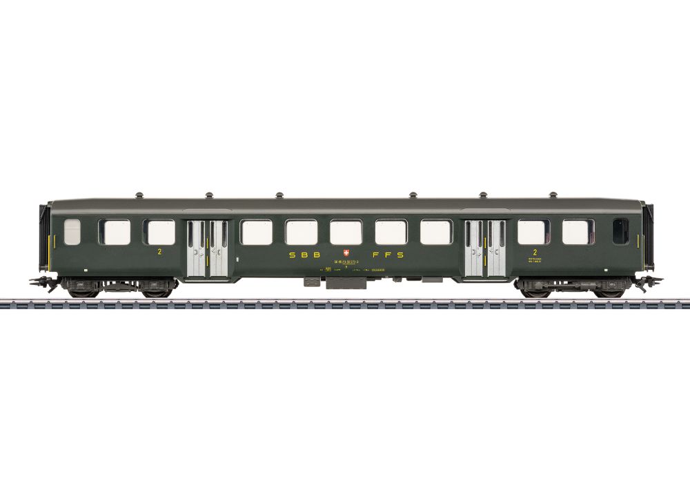 Märklin 43373 Leichtstahl-Sitzwagen 2. Klasse (SBB CFF FFS) Spur H0